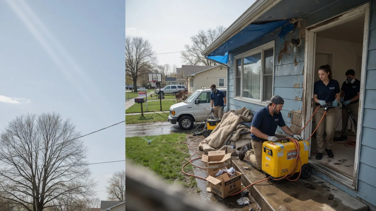 Basement Flood Cleanup in Hannah, ND near me
